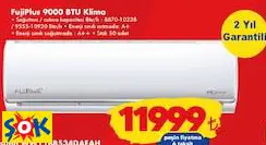 FUJİPLUS 9000 BTU KLİMA FUJİPLUS 9000 BTU KLİMA